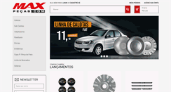 Desktop Screenshot of maxpecas.com