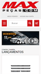 Mobile Screenshot of maxpecas.com
